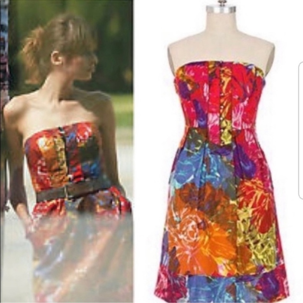 🩷ANTHROPOLOGIE BUTTONED
WATERCOLOR DRESS MOULINETTE SOEURS